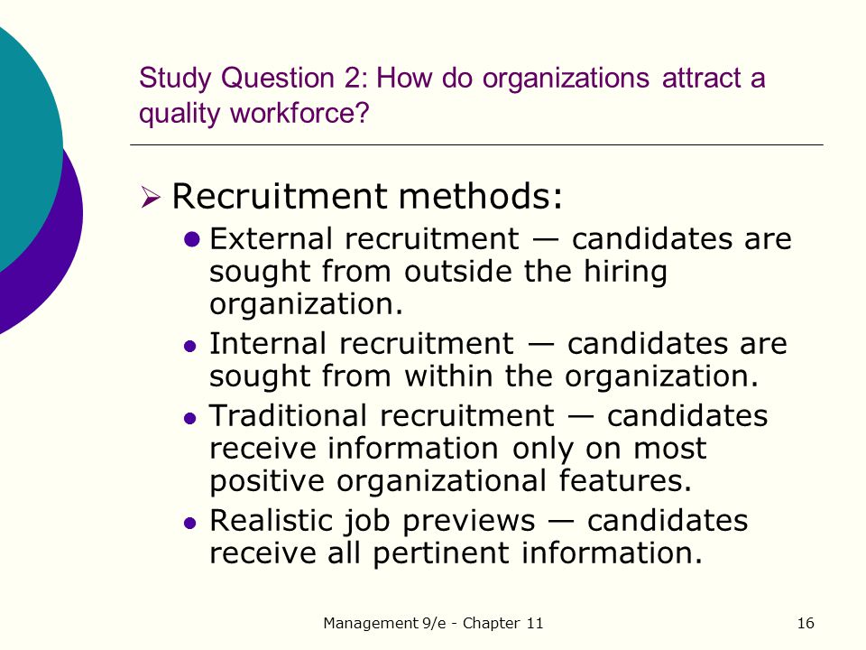Essays on How Organizations Attract A Quality Workforce